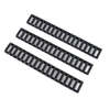 Ladder Picatinny Rail Cover 18-SLOT gir et strømlinjeformet og lavprofilert dekke for 1913 Picatinny rails, med 3 paneler som kan tilpasses for perfekt passform.
